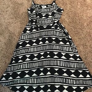 Black and white dress